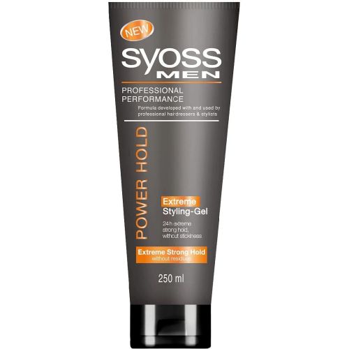 Syoss Men Power Hold Extreme стилизиращ гел (250 мл)