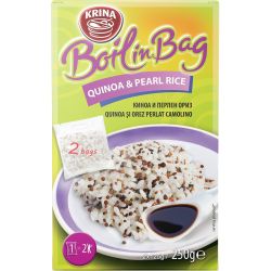Krina Boil in Bag киноа и перлен ориз, 2 бр. х 125 г (250 г)