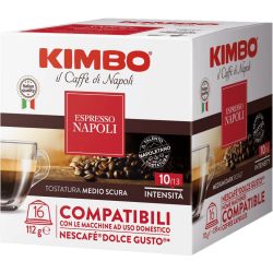 Kimbo Napoli кафе капсули съвместими с Dolce Gusto (16 бр.)