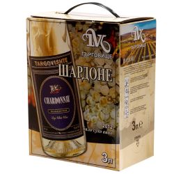 Търговище бяло вино шардоне Bag In Box (3 л)
