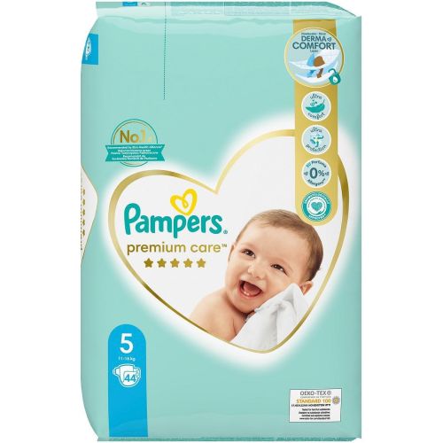 Pampers Premium Care пелени Junior 5, 11 кг - 16 кг (44 бр.)