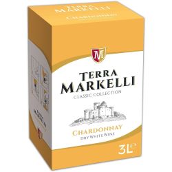 Terra Markelli бяло вино шардоне Bag In Box (3 л)