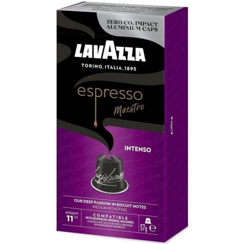 Lavazza Espresso Maestro Intenso кафе капсули съвместими с Nespresso, aluminium caps (10 бр.)