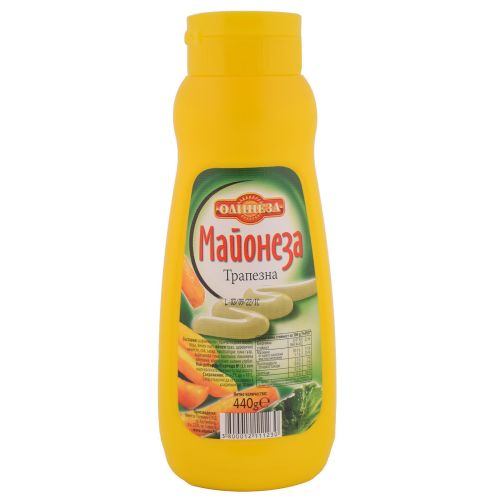 Олинеза трапезна майонеза, туба (440 г)