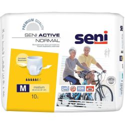 Seni Active Normal гащи за възрастни, размер M (10 бр.)