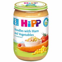 Hipp пюре шунка, зеленчуци и макарони (220 г)