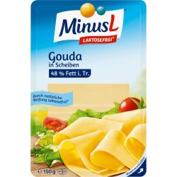 MinusL гауда без лактоза 48% (150 г)