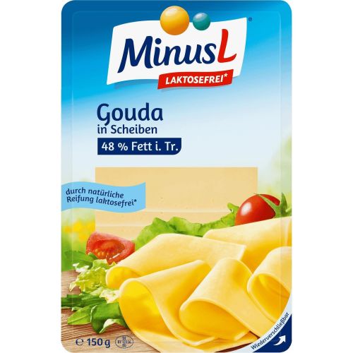 MinusL гауда без лактоза 48% (150 г)