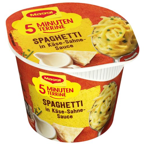 Maggi спагети със сирене и сметанов сос, 5 минути (62 г)
