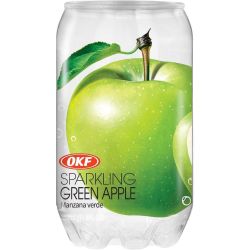 OKF Sparkling газирана напитка зелена ябълка (350 мл)