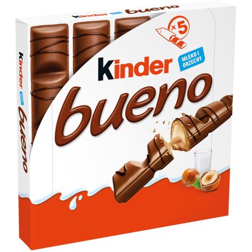 Kinder Bueno шоколадови десерти, 5 бр. х 18 г, 90г (90 г)