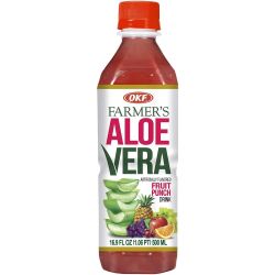 OKF Farmer's Aloe Vera напитка алое вера плодов пунш (500 мл)