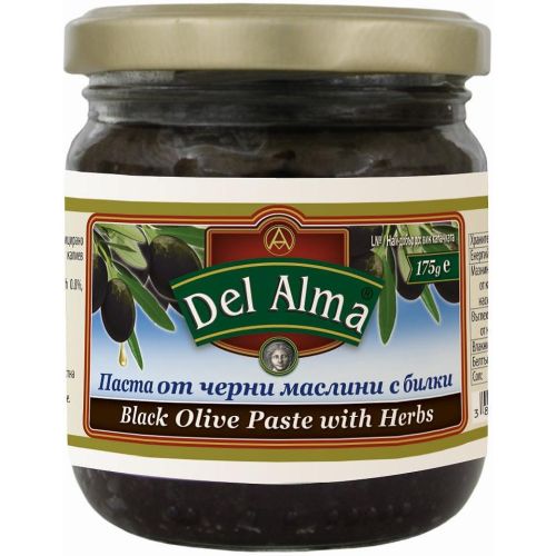Del Alma паста от черни маслини и билки (175 г)
