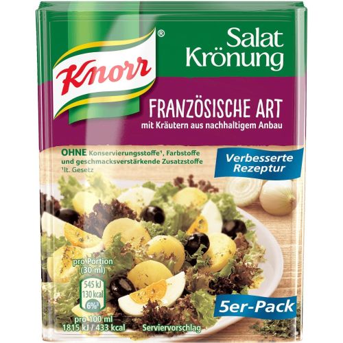 Knorr подправка за салата по френски, 5 бр. х 8 г (40 г)