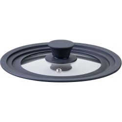 Fackelmann универсален капак 16 см, 18 см, 20 см, стъкло и силикон (1 бр.)