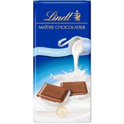 Lindt Maître Chocolatier млечен школад с пълнеж от млечен крем (100 г)