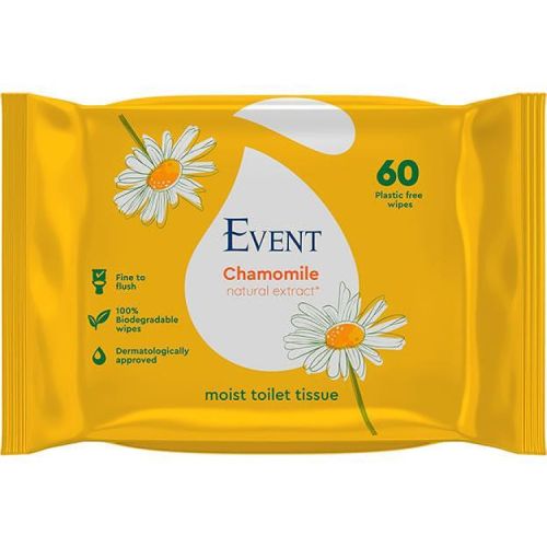 Event влажна тоалетна хартия, 60 кърпички (60 бр.)