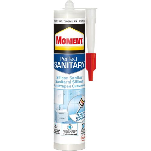 Moment санитарен силикон, прозрачен (280 мл)