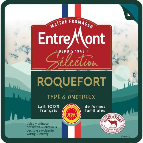 Entremont Roquefort PDO синьо сирене (100 г)