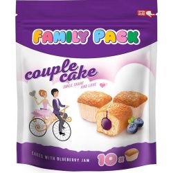 Pobeda Couple Cake мини кекс с боровинка, фамилна опаковка (200 г)