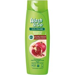 Wash & Go 100% Volume шампоан нар (360 мл)