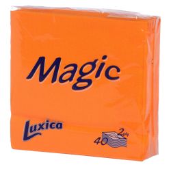 Luxica Magic цветни салфетки , 2 пласта, 33х33 см, 40 бр. (40 бр.)