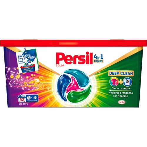 Persil 4in1 Discs Color гел капсули за пране, 32 пранета (32 бр.)