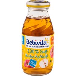 Bebivita сок от меки ябълки, 4+ месеца (200 мл)