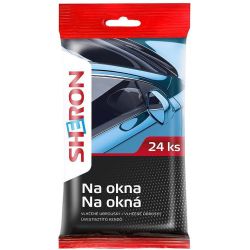 Sheron мокри кърпи за почистване на стъкло (24 бр.)