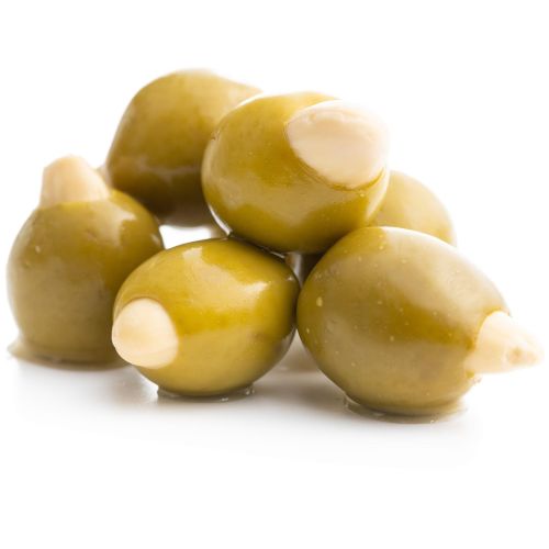 Зелени маслини с бадем, на килограм (1 кг)