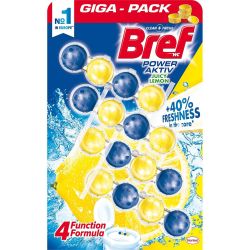 Bref Power Aktiv лимон, ароматизатор за тоалетна (50 г)