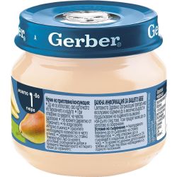 Gerber пюре от круши Уилямс (80 г)