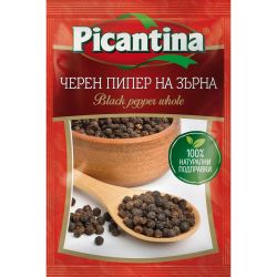 Picantina черен пипер на зърна (10 г)