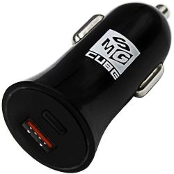 MSG Cube адаптер, 12V, 20W PD + USB-18W, черен (1 бр.)
