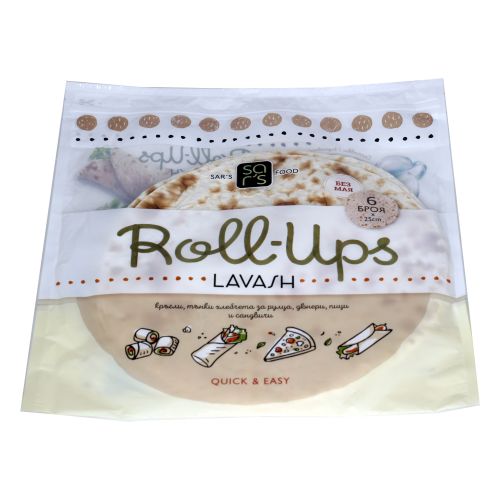 Sar's лаваш кръгли арменски питки, 6 бр. (240 г)