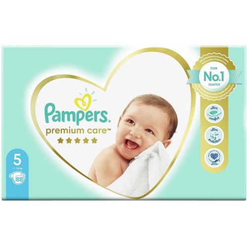 Pampers Premium Care пелени Junior 5, 11 кг - 16 кг (88 бр.)