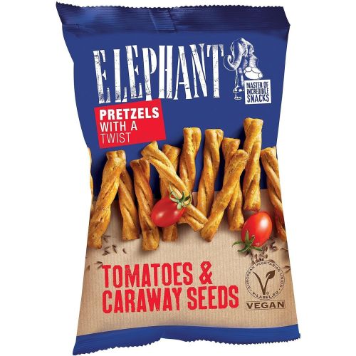 Elephant Twist прецели с домати и кимион (160 г)