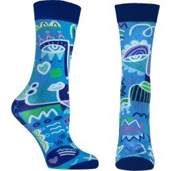 Happy Foottopia принт чорапи, 78% бамбук, лица, размер 39-42 (1 бр.)