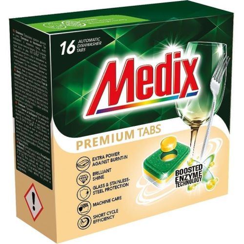 Medix Premium Tabs таблетки за миялна машина (16 бр.)