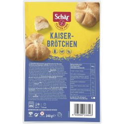 Schär безглутенови кайзер хлебчета 4 бр (240 г)