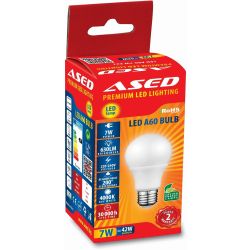 ASED LED Крушка 7W, A60 E27 (1 бр.)