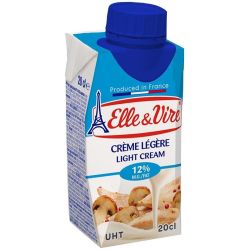 Elle & Vire сметана лайт 12%, UHT (200 мл)
