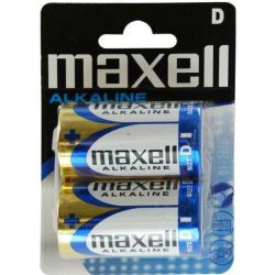 Maxell алкална батерия LR20, 1.5V, 2 бр. (1 бр.)