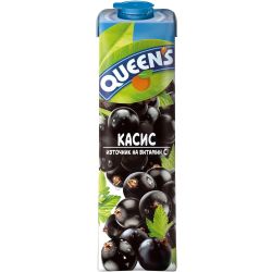 Queen's сок касис 12% (1 л)