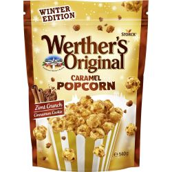 Werther’s Original карамелизирани пуканки с канелени бисквитки (140 г)