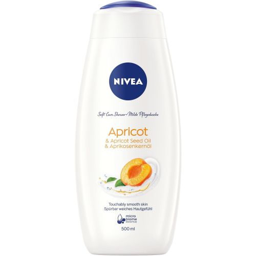 Nivea душ гел Care & Apricot Seed Oil (500 мл)