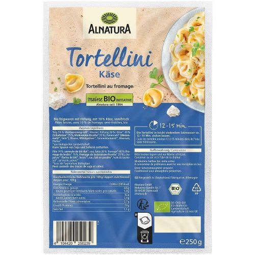 Alnatura био тортелини със сирене (250 г)
