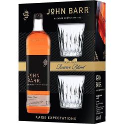 John Barr Reserve Blend Scotch шотландско уиски + 2 чаши (700 мл)