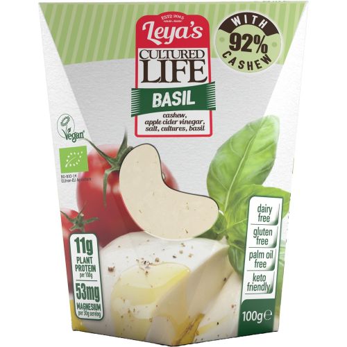 Leya's био веган заквасена разядка от кашу 92% с босилек (100 г)