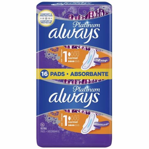 Always Platinum Normal дамски превръзки (16 бр.)